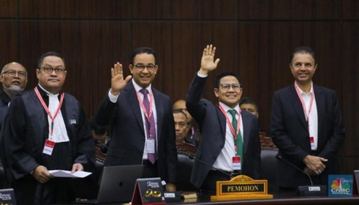 MK Putuskan Tolak Seluruh Permohonan Anies-Muhaimin Dalam Perkara PHPU Pilpres