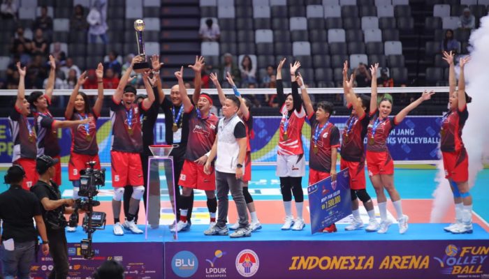Pertandingan Bola Voli Antar Selebriti Tanah Air Dan Meriahnya Acara fun Volly Ball