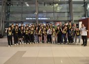 Red Sparks Klub Bola Voli Korea Selatan tiba di Bandara Internasional Soekarno-Hatta,Dalam Rangka Laga Persahabatan