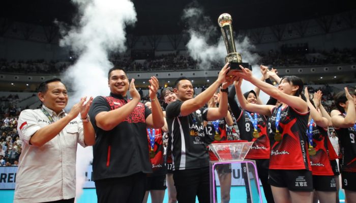Menpora Dito Bersyukur Pertandingan Red Sparks Kontra Indonesia All Star Berjalan Sukses
