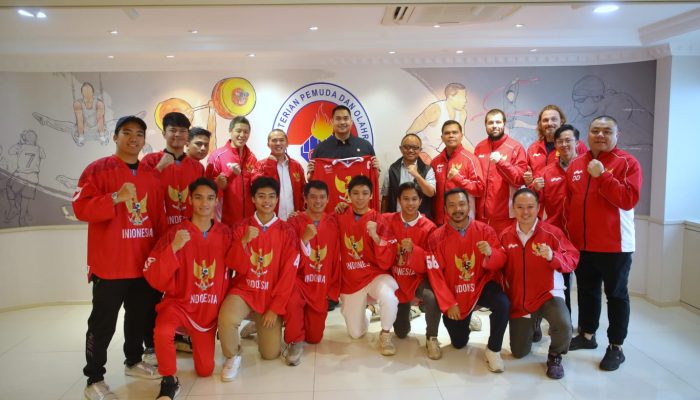 Menpora Dito Dukung Timnas Ice Hockey Indonesia Ke Korld Championship 2024 di Kuwait