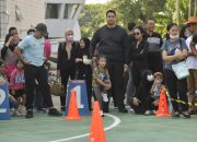 Menpora Dito Bersama Istri Dampingi Sang Anak Ikut Lomba di Ajang Kidzpora Festival