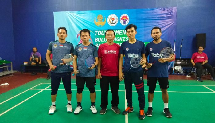 Raih Hasil Positif Tim Bulu Tangkis Kemenpora Kalahkan KLKH, Turnamen Bapor Korpri Cup 2024