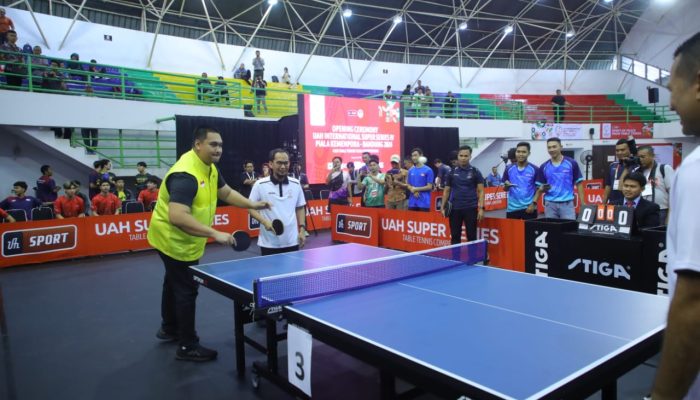 UAH Bantu Perkembangan Tenis Meja Indonesia International Super Series IV – Piala Kemenpora