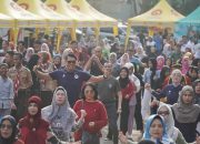 Kejuaraan Tarkam di Palembang Meriah dengan Partisipasi 1000 Peserta Senam Massal