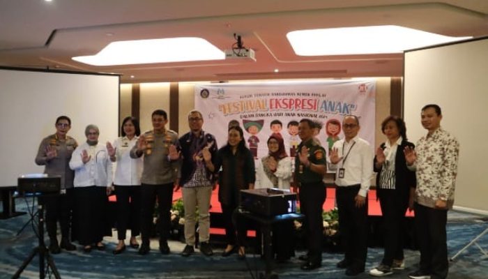 Sampaikan Amanat Presiden Kementrian PPPA dan Bakohumas Gelar Festifal Ekspresi Anak