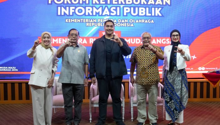 Menpora Dito Buka Forum Keterbukaan Informasi Publik 2024, Fokus pada Pelayanan Kepemudaan
