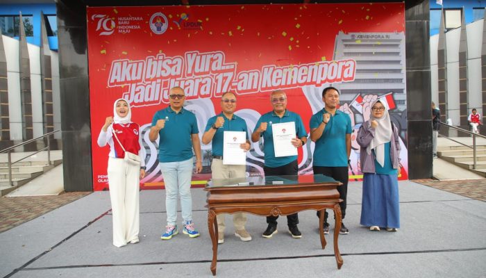 Kemenpora Apresiasi Dukungan BRI dalam Kerja Sama Layanan Perbankan dan Kegiatan Jalan Sehat