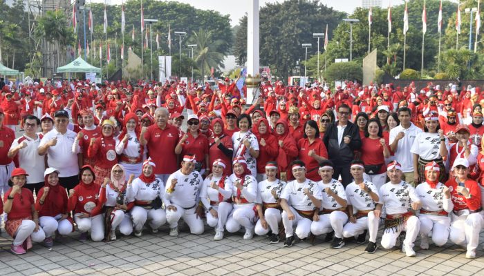 Peringati 6 Tahun Rekor Poco-Poco, Kemenpora Gelar Senam Massal di Senayan