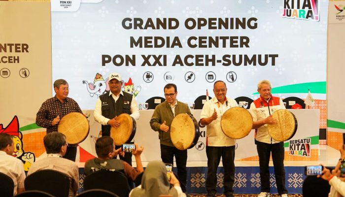 Bersama Wamenkominfo, Aceh Siap Sukseskan PON XXI dengan Media Center Baru