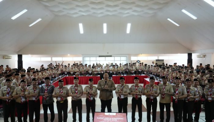 Menpora Dito Hadiri Rakernas Pramuka 2025