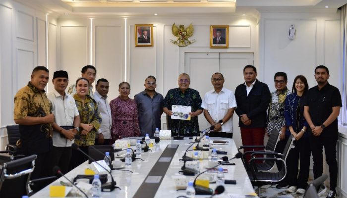 Sesmenpora Gunawan Terima Waketu DPRD Maluku, Usulkan Pembangunan Fasilitas Olahraga