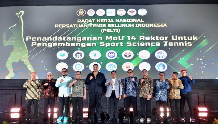 Menpora Dito Hadiri Rakernas PP PELTI , Jakarta