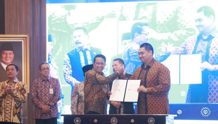 Sesmenporea Gunawan Tanda Tangani Nota Kesepahaman dan PKS