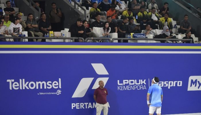 Menpora Dito dan Wamenpora Taufik Dampingi Wapres Gibran Tonton Serunya Lagi-Lagi Tenis Internasional