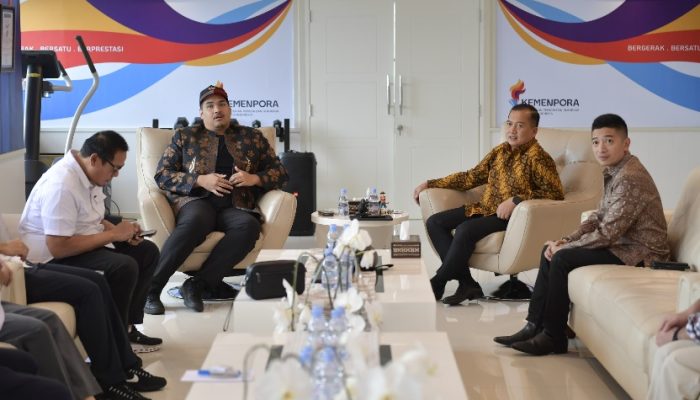 Menpora Dito Terima Gubernur NTB Bahas Kesiapan Fornas 2025 dan PON 2028