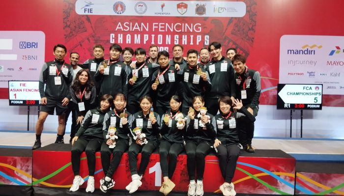 Bukan Main! Jepang Ukir Sejarah di Bali dengan Emas Keempat di Kejuaraan Anggar Asia