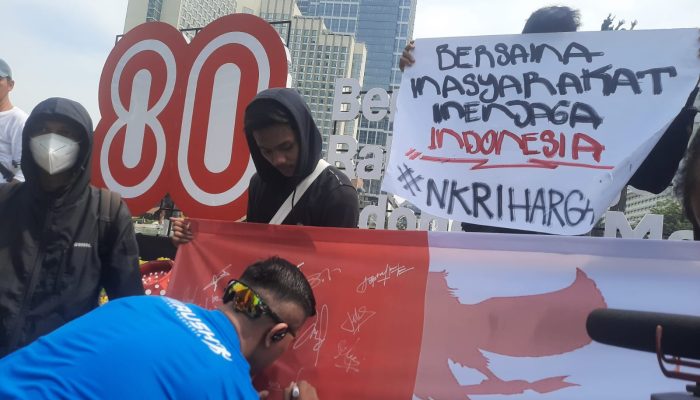 Aksi Damai ARPN Dukung Soliditas TNI-Polri, Tolak Isu Pemecah Belah