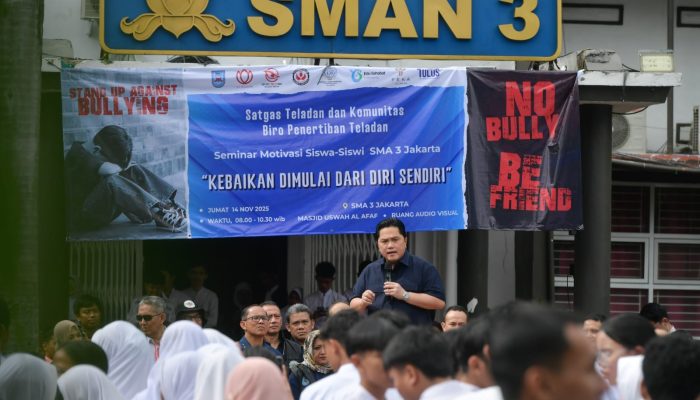 Erick Thohir Tekankan Pentingnya Empati dan Anti-Bullying di SMAN 3 Jakarta